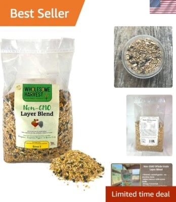 Healthy Non-GMO Layer Blend 10lb with Herbs & Oyster Shell for Strong Eggshells - Image 1 of 4