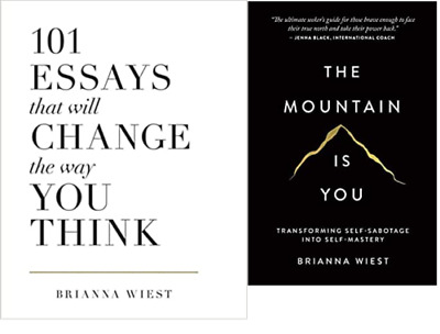 The Mountain Is You,101 Essays That Will Change Set Of 2 Book Paperback • 21.94$