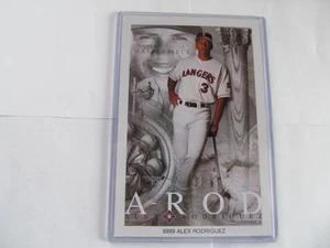MINT 1990's ALEX RODRIGUEZ TEXAS RANGERS MODERN MASTERPIECE ORIGINAL MINI POSTER - Picture 1 of 1