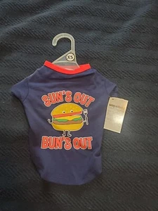 Wag-a-tude  “Sun's out buns out” Dog Shirt size X-Small - Picture 1 of 2