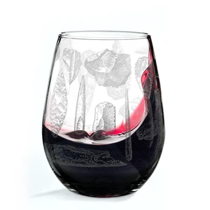 STONES + BONES Wine Glass - Picture 1 of 4