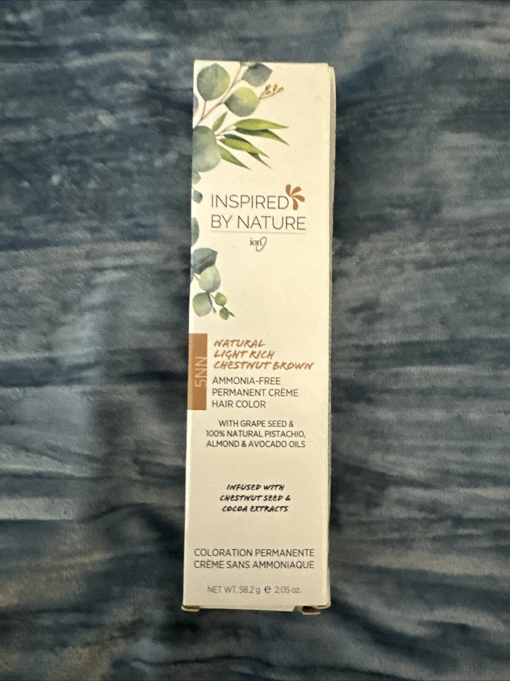 Inspired By Nature ION HAIR Tintura Light Rich Castanha Marrom/5NN, nova sem amônia - Imagem 1 de 1