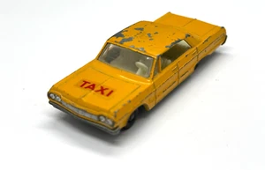 Vintage MATCHBOX, Series No 20 "CHEVROLET IMPALA TAXI" Made in England by LESNEY - Picture 1 of 7