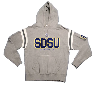 South Dakota SDSU Jackrabbits JACKS Men's Size S Hoodie Sweatshirt Blue Yellow - Image 1 of 4