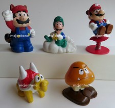 LOOSE SET 4+1 U-3 McDonald's 1990 SUPER MARIO Bros. BROTHERS Goomba Luigi Koopa