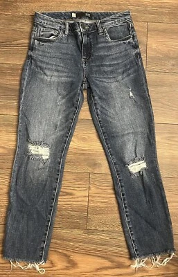 Kut From The Kloth Denim Jeans Reese Raw Hem Women's Size 2 - Image 1 of 4