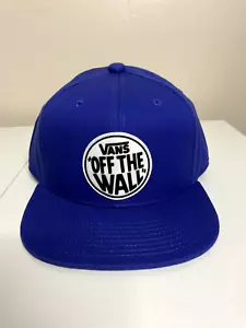 Vans off the wall Adjustable Snapback Plus Blue Boys Cap One Size - Picture 1 of 9