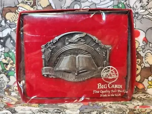 Big Cabin Belt Buckle WORD OF GOD IS LIVING AND POWERFUL SISKIYOU 1986 with Box - Picture 1 of 3