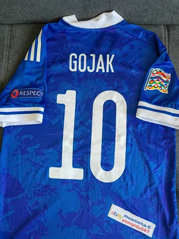 Amer Gojak #10 Bosna Dres Adidas Jersey Football M Bosnia Shirt BiH Trikot Cover