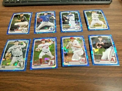 RJ DABOVICH 2020 BOWMAN DRAFT SAPPHIRE BD-148 GIANTS (FIRST ROOKIE REFRACTOR) - Image 1 of 4