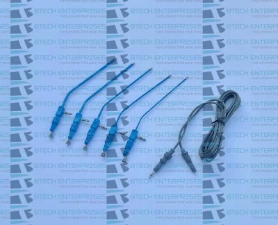 BTECH ENTERPRISES Frazier & Sinus Nasal Maxillary Monopolar Suction Curved with Resuable Cable
