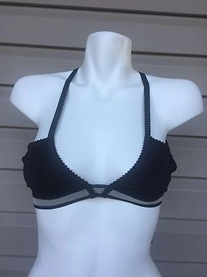 SKIVVIES FOR LOVE AND LEMONS SUJETADOR CON TIRAS TRASERO SIN CABLES TOP NEGRO MEDIANO NUEVO $84 Foto 1 de 2