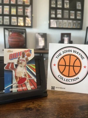 Camiseta deportiva Topps Finest Chauncey Billups 2004 refractor juego usada/250 Foto 1 de 4