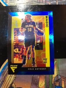 2020-21 Panini Flux Cole Anthony  RC #210 BLUE PRIZM 