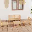 Vidaxl 5 Piece Garden Lounge Set Solid Pinewood