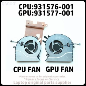 HP OMEN 17-AN179WM 17-AN012DX 17-AN053NR 17-AN101NX 17-AN106NG CPU Cooling Fan - Picture 1 of 7