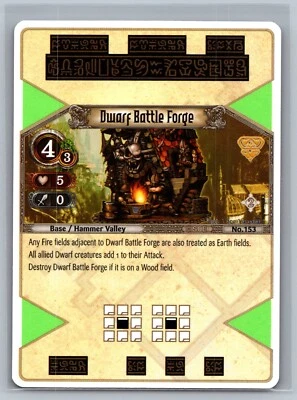 The Eye of Judgment Dwarf Battle Forge #153 Sony PS3 Biolith Rebellion Set 2 - Image 1 of 2