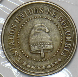 Colombia 1881 2 1/2 Centavos 196288 combine shipping - Picture 1 of 2