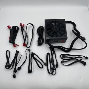 PowerSpec PSX 750GSM 80 Plus Gold Semi Modular Power Supply Black - Photo 1/5