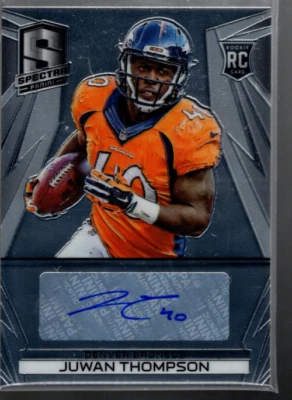 B4256- 2014 Panini Spectra #325 Juwan Thompson RC Auto /149 - ROOKIE CARD - Image 1 of 2