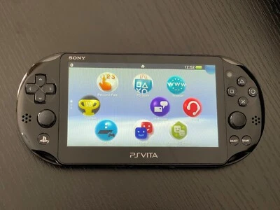 Sony Playstation PS Vita Slim 2000 Black Console Tested Near Mint Grade A+ - Image 1 of 4