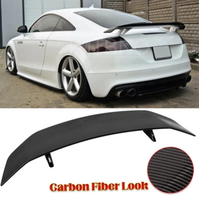 For Audi TT RS TTS MK2 MK3 GT Racing Carbon Fiber 47" Rear Trunk Spoiler Wing - Image 1 of 4