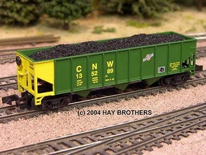 Hay Brothers MULTI-HUMP COAL LOAD - Fits Athearn / Roundhouse 40' Hopper Cars - Picture 1 of 4