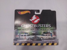 HOT WHEELS 2015  GHOSTBUSTERS 2 PACK ECTO-1 AND ECTO-1A