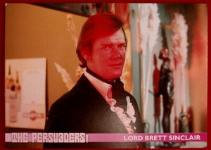 THE PERSUADERS! - Card #29 - LORD BRETT SINCLAIR - Roger Moore & Tony Curtis