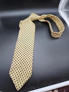 Ferrell Reed Men's Tie For Club Shop Jack Henry 100% Silk Yellow With Floral... - Picture 1 of 6