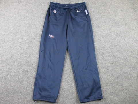 Nike Tennessee Titans Pants Adult M Blue Dri Fit On-field Training Pockets Mens Cover