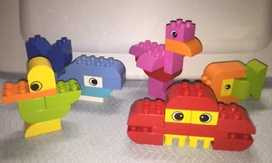 Lego DUPLO Moc Lot of 5 Beach Animals Lobster Whale Duck Fish Flamingo - Picture 1 of 3
