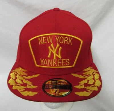 New Era 59Fifty Yankees Baseball Cap Hat, Black Red or Navy,Various Sizes E1 658 - Image 1 of 4