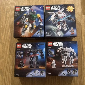 Star Wars Mech 75368 75369 75370 75390 Darth Vadar Boba Fett Luke Stormtrooper - Picture 1 of 16