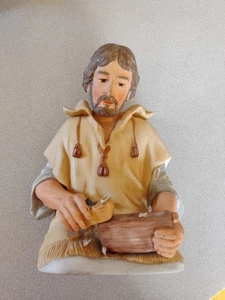 Vintage Frances Hook The Carpenter 1985 Roman Inc Jesus Christ Figurine - Picture 1 of 7