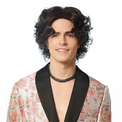 Peluca Disfraz Timee Marrón Adulto Foto 1 de 3