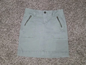Awesome Green Utility Skirt with Zippers from OLD NAVY Size 2 - Picture 1 of 6