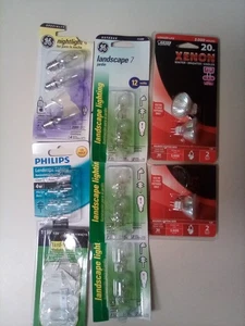 Landscape, small flood bulbs. Lot: Xenon, GE, Phillips Bulbs - Picture 1 of 5