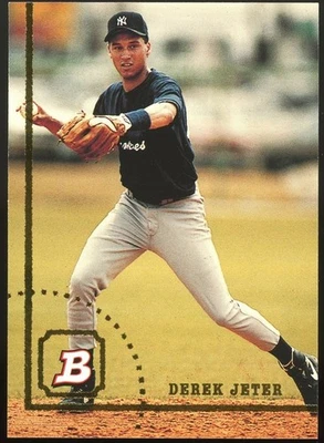 Tarjeta de béisbol Derek Jeter 1994 Bowman #633 New York Yankees segundo año Foto 1 de 2