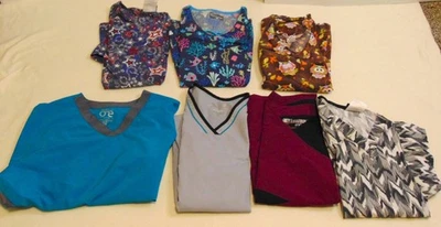 Womens Medical Scrub  Tops Lot of 7 XL-2XL Grey's anatomy  Tafford Others - Image 1 of 4