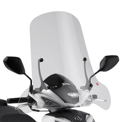 Parabrezza trasparente GIVI 297A SYM Symphony SR 50-125-151 2010-2016 - Immagine 1 di 1