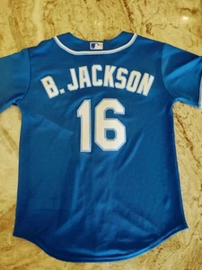 Bo Jackson Vintage 80's Kansas City Royals #16 Baseball Shirt Jersey YOUTH Med ⚾ - Bild 1 von 13
