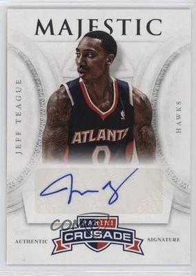 2012-13 Panini Crusade Majestic Signatures Jeff Teague #39 Auto - Image 1 of 2