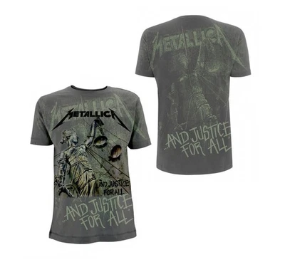 Authentic Metallica And Justice For All Neon All-Over T-Shirt S-2XL NEW - Image 1 of 4