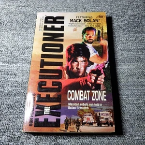 Combat Zone Don Pendleton 1995 First Edition Mack Bolan Thriller Worldwide - Picture 1 of 7