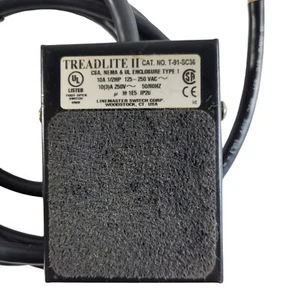 Linemaster Fußschalter T-91-SC36 Fußbetätigtes Pedal Treadlite II - Bild 1 von 6