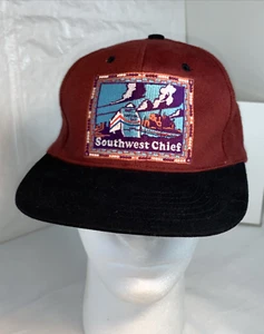 d&D Vtg Southwest Chief Railroad Amtrak Baseball Cap Embroidery Hat Htf Rare - Picture 1 of 21