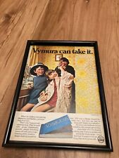 VYMURA WALL COVERINGS-1970 framed original advert