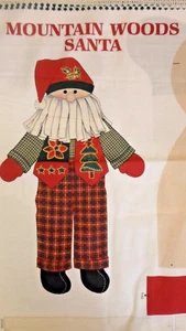Red Mountain Woods Santa Weihnachten Puppe Panel Cranston VIP Stoff Kit 1 Yard - Bild 1 von 4