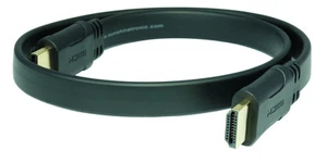0,2m High Speed HDMI Flach Kabel(Ultra HD, 4Kx2K, HDTV, 3D, ARC) HDMI 2.0 / 1.4a - Bild 1 von 1